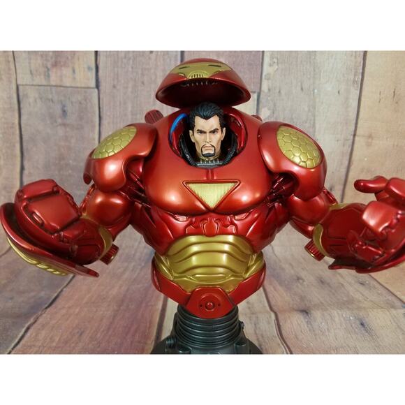 Bowen‎ Designs 8.5" Hulk Buster Mini Bust Statue Hulkbuster Iron Man - Picture 4 of 12
